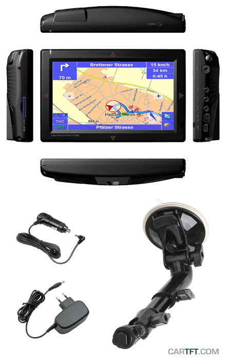 [CTFPND-1] 7" PND Truck Navigator 7.5 EUROPE (Bluetooth, FM Modulator, TMC)