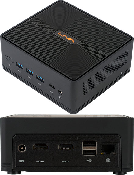ECS LIVA Z2 MiniPC (Intel Celeron N4000, 4GB RAM, 64GB eMMC, 2.5" HDD/SSD support, no OS) [<b>FANLESS</b>]